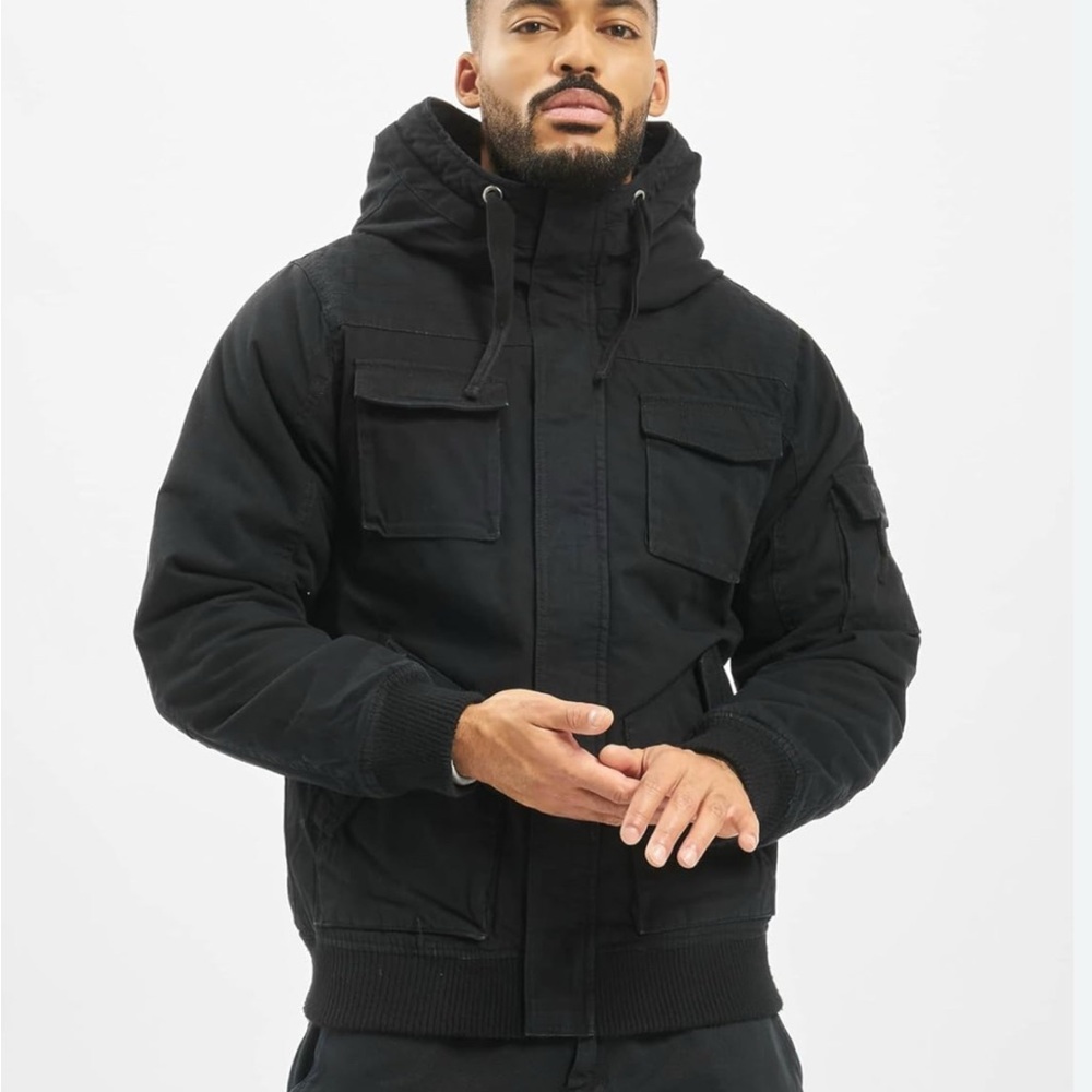 Levi’s Men's Black Wool Blend Hooded Jacket XL